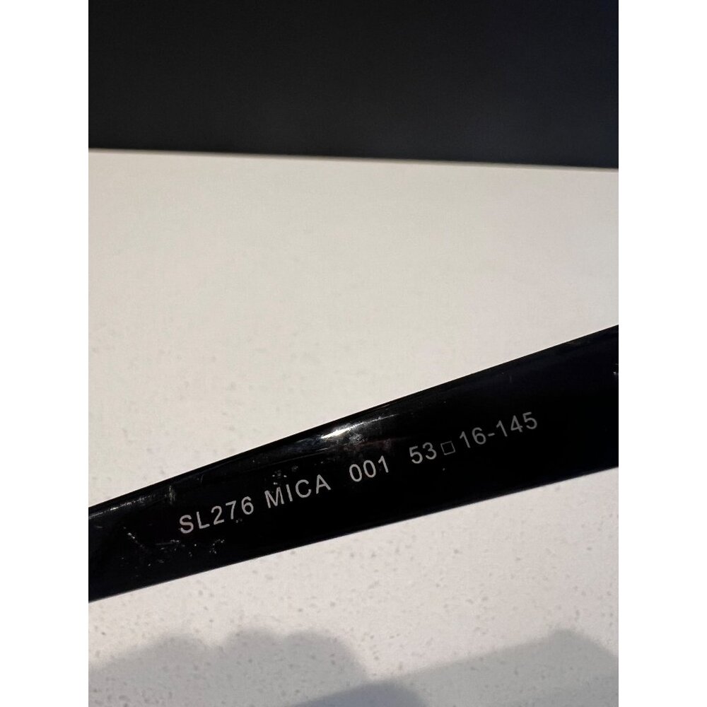 Saint Laurent SL276 MICA 001 Mica 53MM Cat-Eye black Sunglasses - Picture 6 of 8